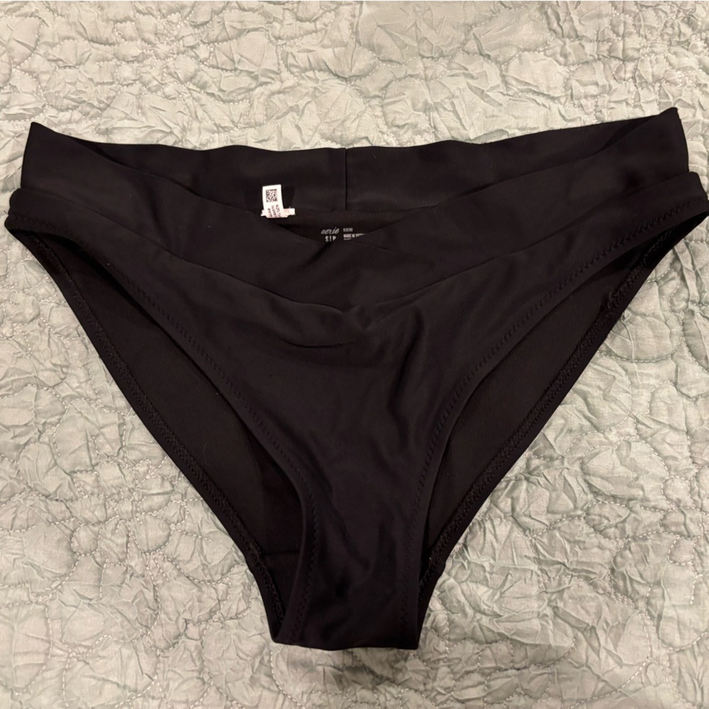 Aerie Classic Black Swim Bottom